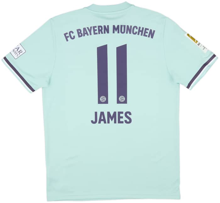 2018-19 Bayern Munich Away Shirt James #11 - 9/10 - (M)