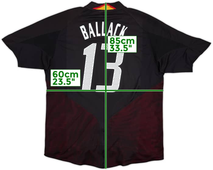 2004-06 Germany Away Shirt Ballack #13 - 7/10 - (XXL)