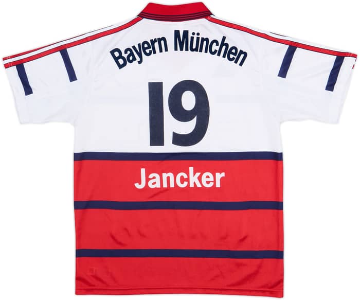 1998-00 Bayern Munich Away Shirt Jancker #19 - 8/10 - (XL.Boys)