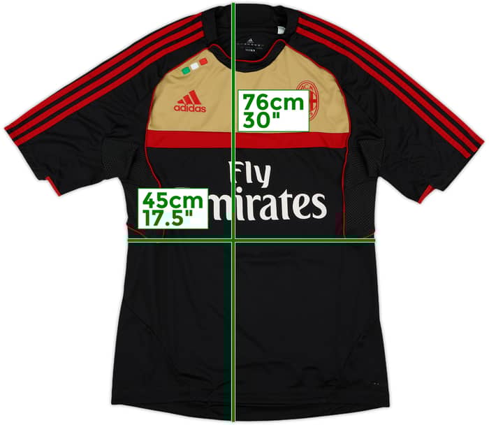 2011-12 AC Milan adidas Training Shirt - 8/10 - (M)