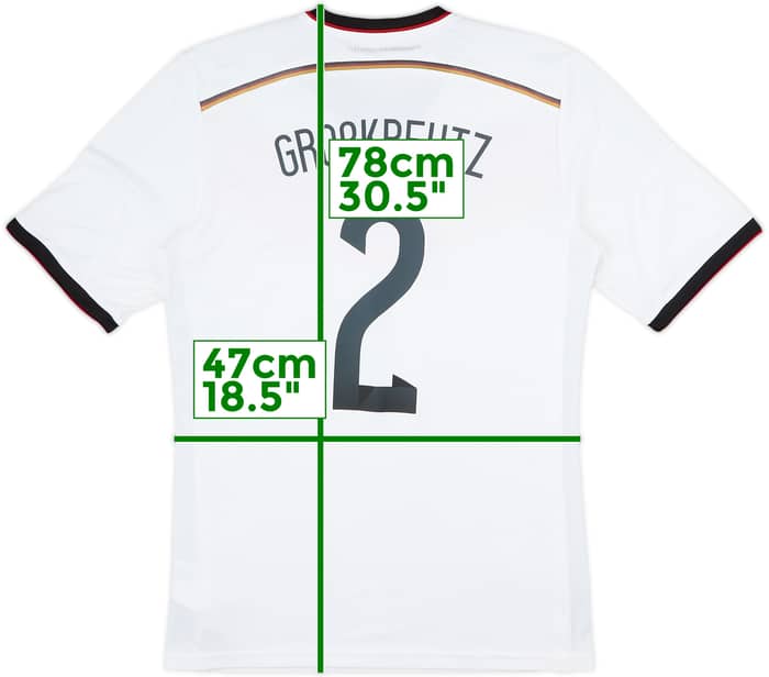 2014-15 Germany Home Shirt Grosskreutz #2 - 8/10 - (L)
