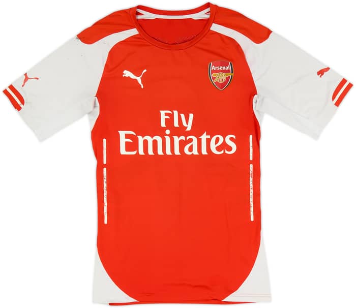 2014-15 Arsenal Authentic Home Shirt Arteta #8 - 5/10 - (L)