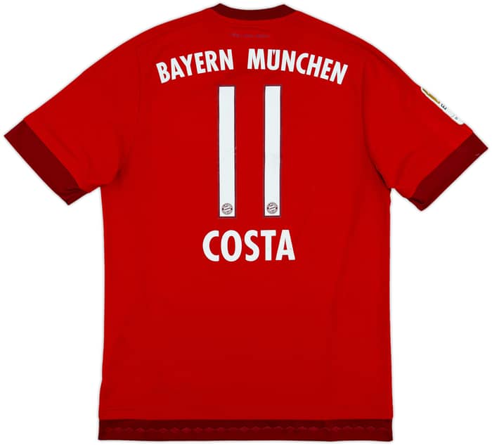 2015-16 Bayern Munich Home Shirt Costa #11 - 7/10 - (M)