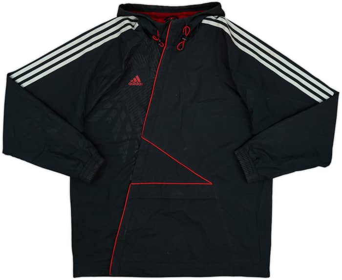 2009-10 Champions League adidas Hooded Rain Jacket - 8/10 - (M/L)
