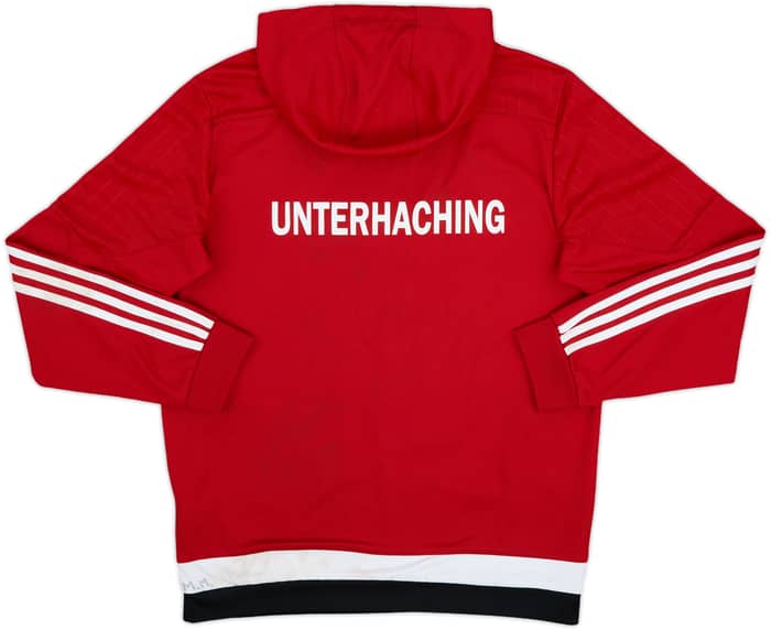 2015-16 Unterhaching adidas Hooded Top - 8/10 - (M)