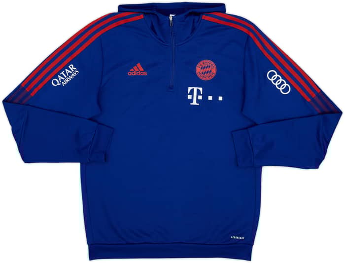 2021-22 Bayern Munich adidas 1/4 Zip Training Top - 7/10 - (M)
