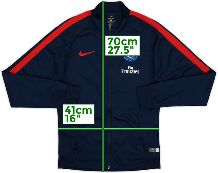 2016-17 Paris Saint-Germain Nike Track Jacket - 8/10 - (S)
