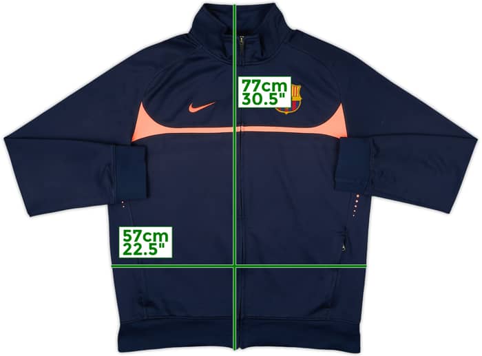 2010-11 Barcelona Nike Track Jacket - 7/10 - (XL)