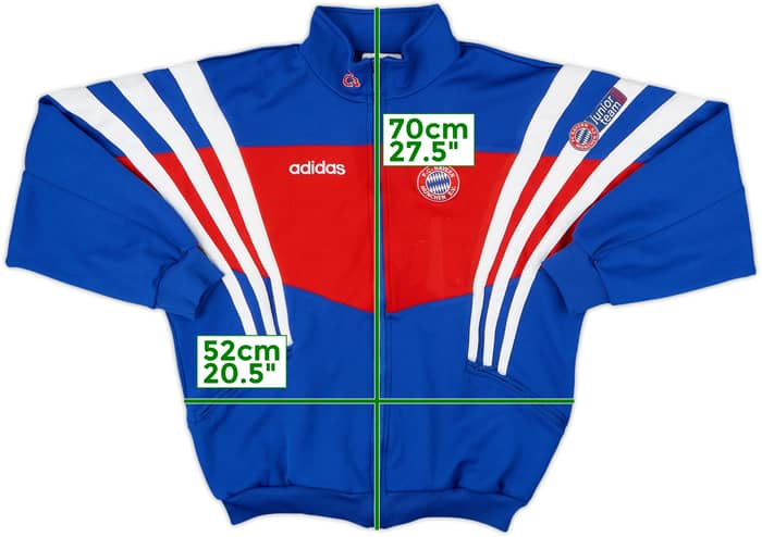 1995-96 Bayern Munich Junior Team adidas Track Jacket - 7/10 - (M/L)