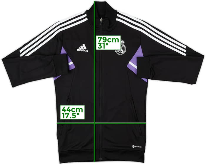 2022-23 Real Madrid adidas Track Jacket Delat rre - 10/10 - (S)