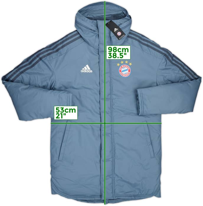 2018-19 Bayern Munich adidas Padded Bench Coat Kuchen Team (S)