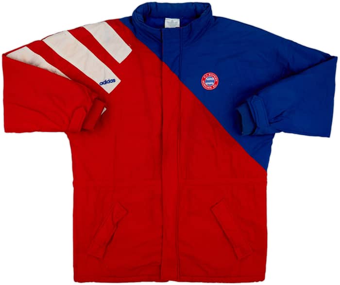 1993-95 Bayern Munich adidas Padded Bench Coat - 6/10 - (XL)