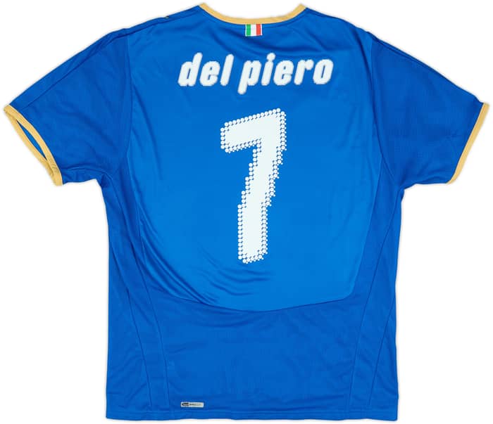 2007-08 Italy Home Shirt Del Piero #7 - 6/10 - (L)