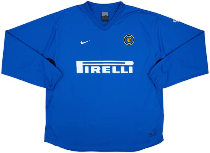 2004-05 Inter Milan Nike Training L/S Shirt - 6/10 - (XL)