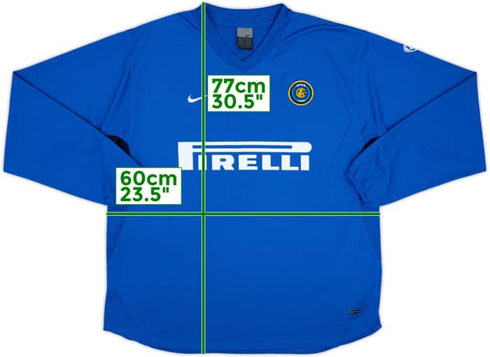 2004-05 Inter Milan Nike Training L/S Shirt - 6/10 - (XL)