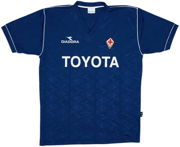 2000-01 Fiorentina Diadora Training Shirt - 8/10 - (XL)
