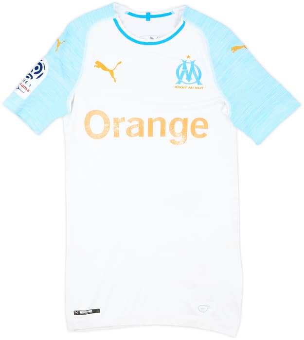 2018-19 Olympique Marseille Player Issue Home Shirt Mandanda #30 - 4/10 - (S)