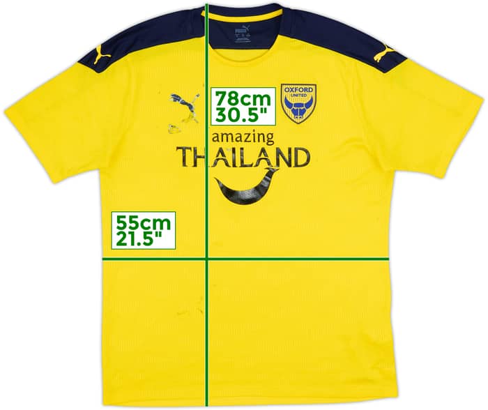 2020-21 Oxford United Home Shirt - 4/10 - (XL)