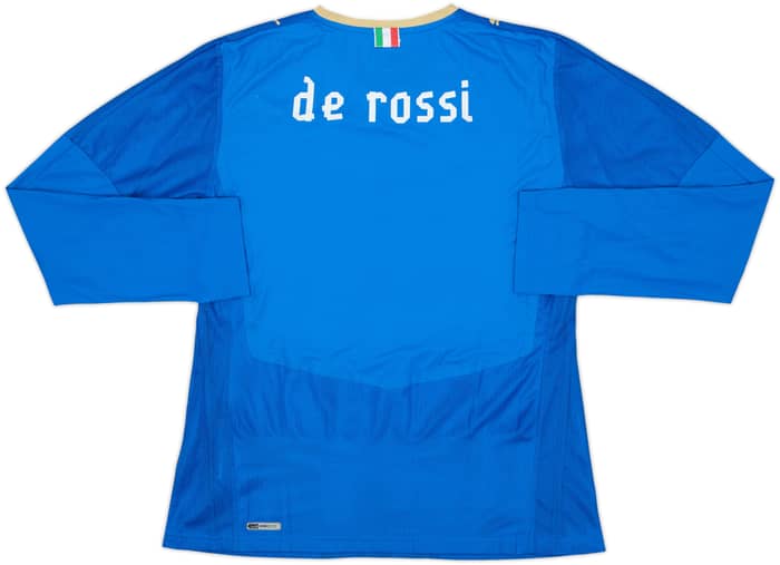 2007-08 Italy Player Issue Home L/S Shirt De Rossi - 10/10 - (Women's M)