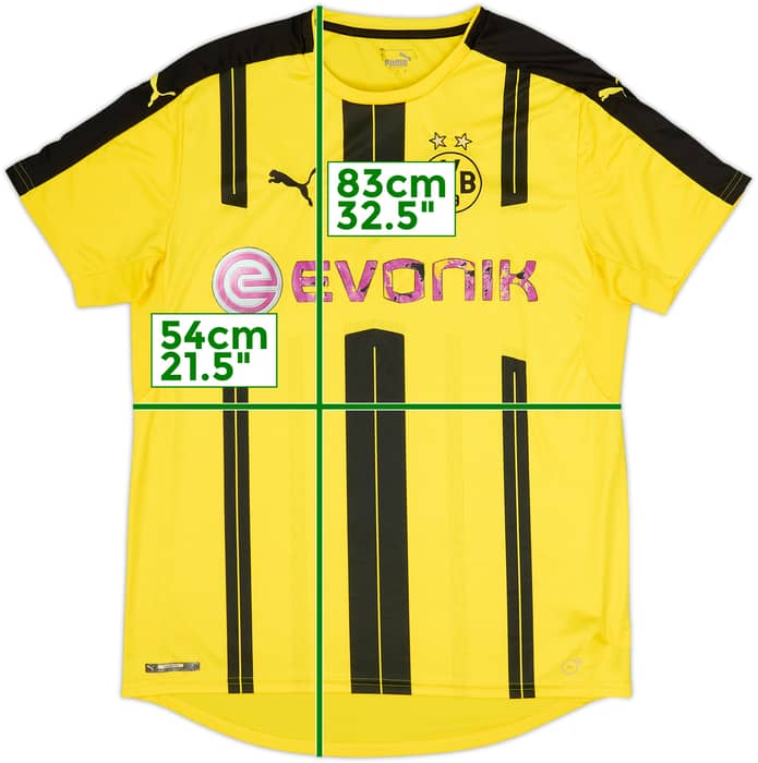 2016-17 Borussia Dortmund Home Shirt - 4/10 - (L)