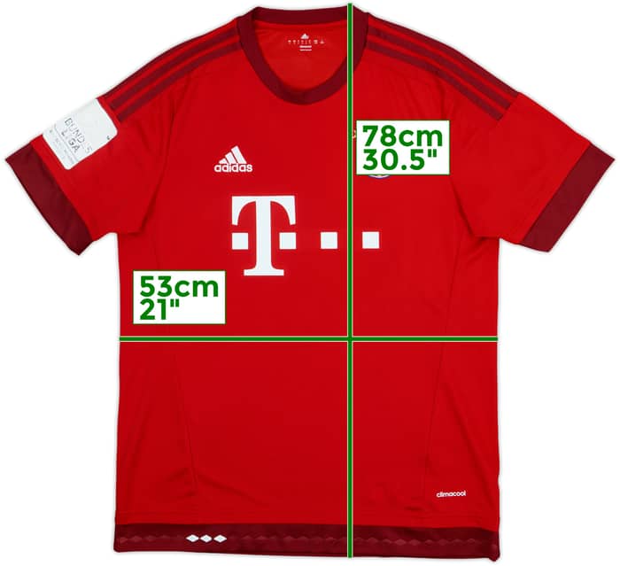 2015-16 Bayern Munich Home Shirt Muller #25 - 4/10 - (L)