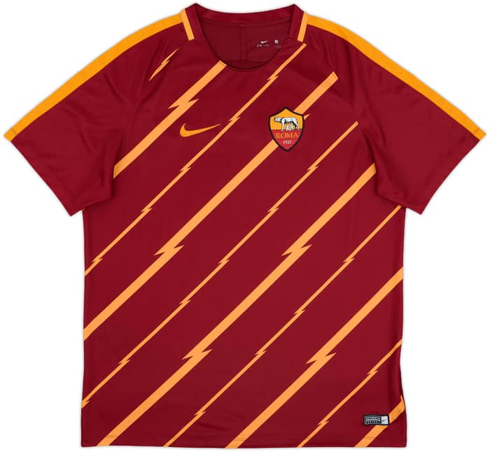 2017-18 Roma Nike Training Shirt - 8/10 - (XL)