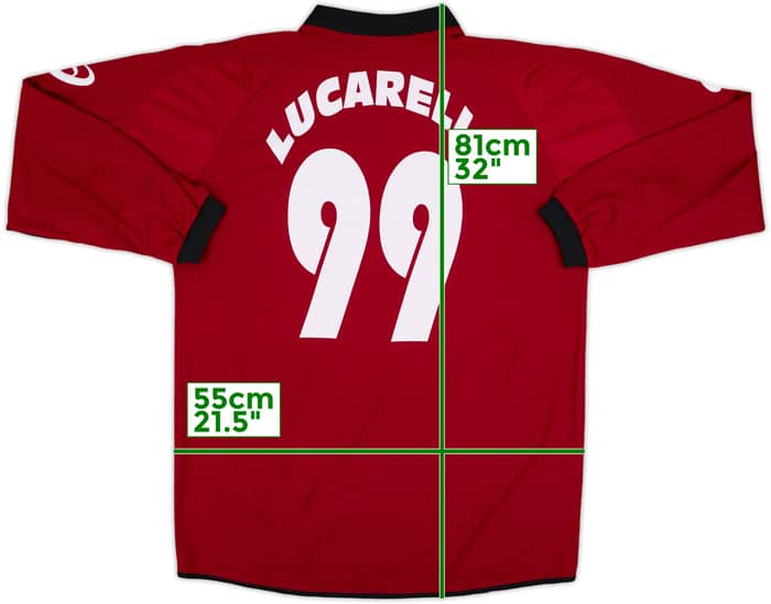 2005-06 Livorno Home L/S Shirt Lucarelli #99 - 8/10 - (XL)