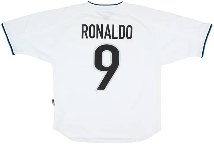 1999-00 Inter Milan Away Shirt Ronaldo #9 - 6/10 - (M)