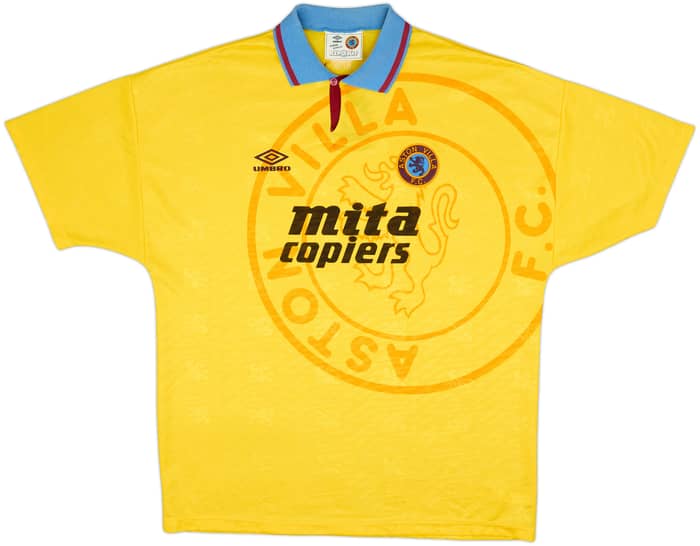 1991-93 Aston Villa Third Shirt - 9/10 - (XL)