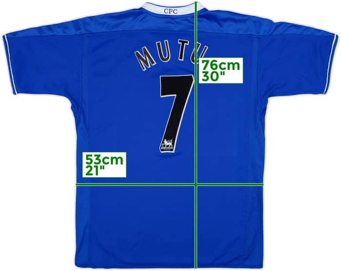 2003-05 Chelsea Home Shirt Mutu #7 - 4/10 - (L)