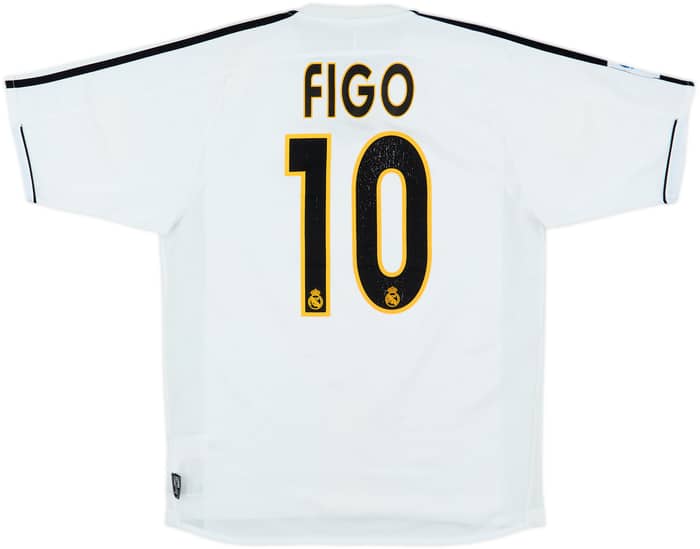 2003-04 Real Madrid Home Shirt Figo #10 - 7/10 - (S)
