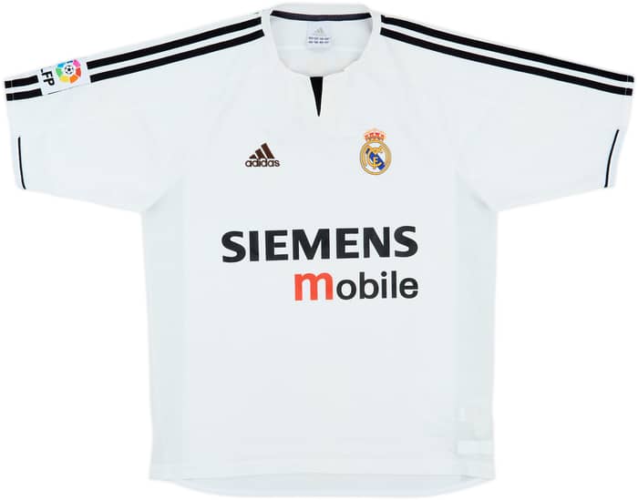 2003-04 Real Madrid Home Shirt Figo #10 - 7/10 - (S)