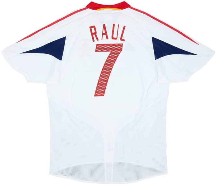 2004-06 Spain Away Shirt Raul #7 - 9/10 - (XL)