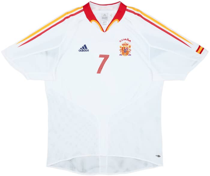 2004-06 Spain Away Shirt Raul #7 - 9/10 - (XL)