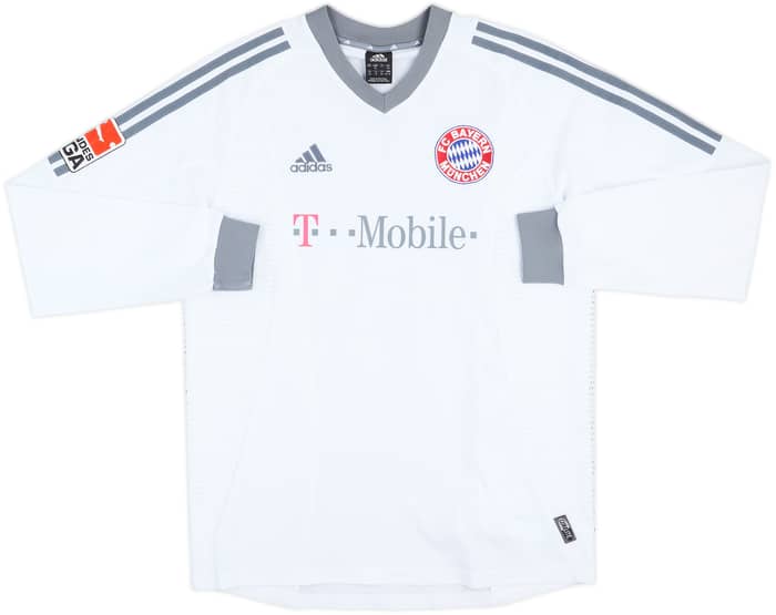2002-03 Bayern Munich Away L/S Shirt Ballack #13 - 4/10 - (XL.Boys)