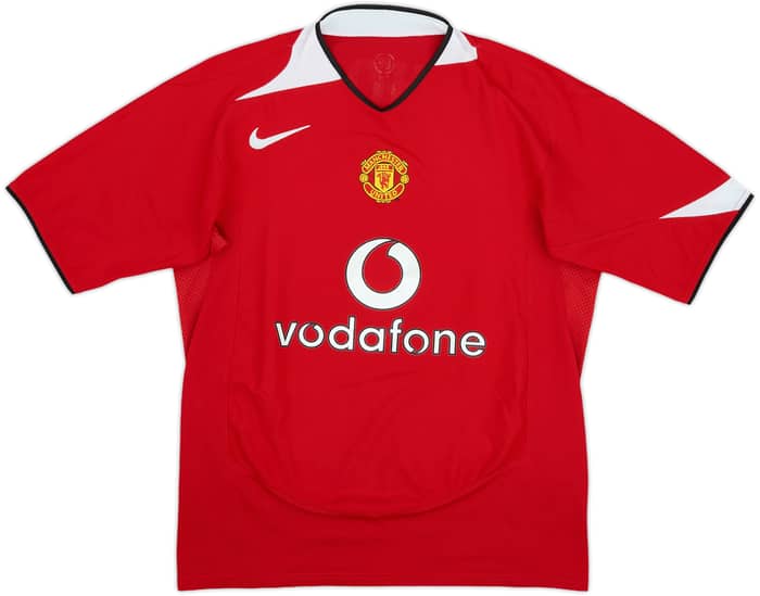 2004-06 Manchester United Home Shirt Scholes #18 - 4/10 - (S)