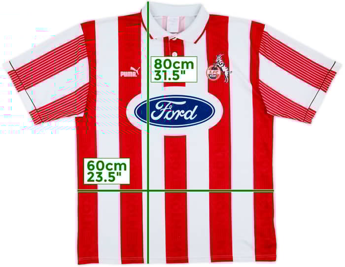 1995-96 FC Koln Home Shirt - 8/10 - (XL)