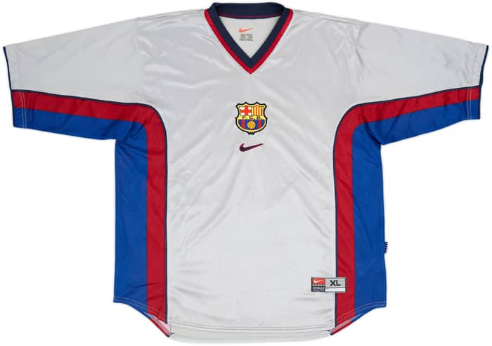 1998-01 Barcelona Away Shirt Rivaldo #11 - 9/10 - (XL)
