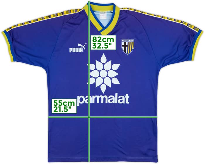 1995-97 Parma Player Issue Puma Training Shirt #15 - 8/10 - (XL)