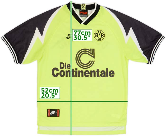 1995-96 Borussia Dortmund Home Shirt - 9/10 - (M)