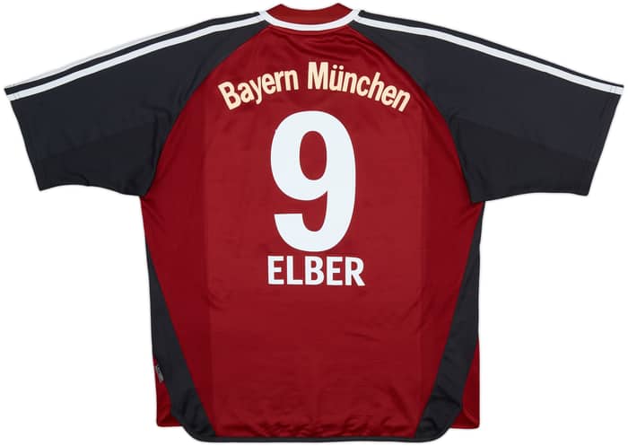 2001-02 Bayern Munich Home Shirt Elber #9 - 6/10 - (L)