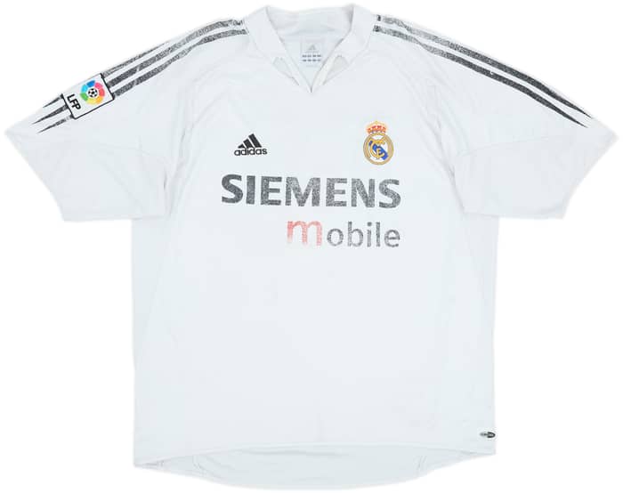 2004-05 Real Madrid Home Shirt Zidane #5 - 4/10 - (L)
