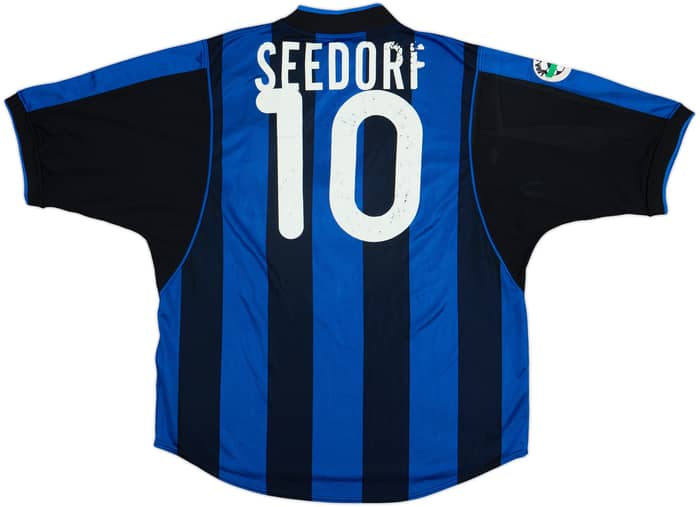 2000-01 Inter Milan Home Shirt Seedorf #10 - 5/10 - (XL)