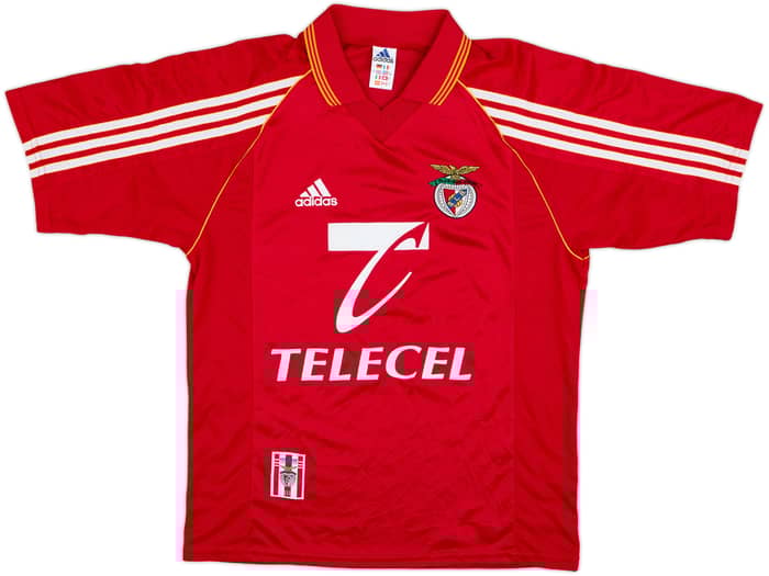 1998-99 Benfica Home Shirt Nuno Gomes #21 - 9/10 - (S)