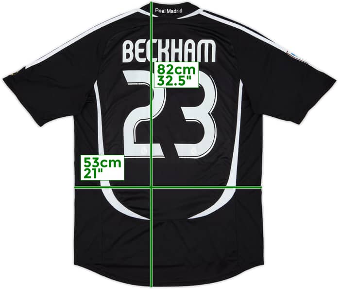 2006-07 Real Madrid Away Shirt Beckham #23 - 4/10 - (L)