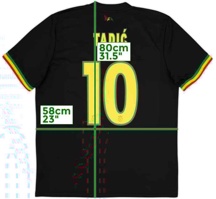 2021-22 Ajax Third Shirt Tadic #10 - 8/10 - (XL)