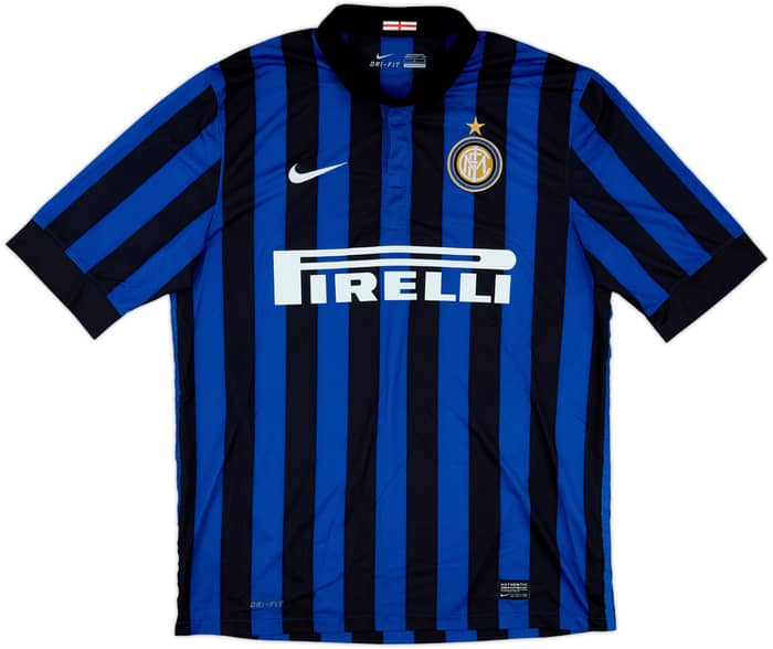 2011-12 Inter Milan Home Shirt Milito #22 - 8/10 - (L)
