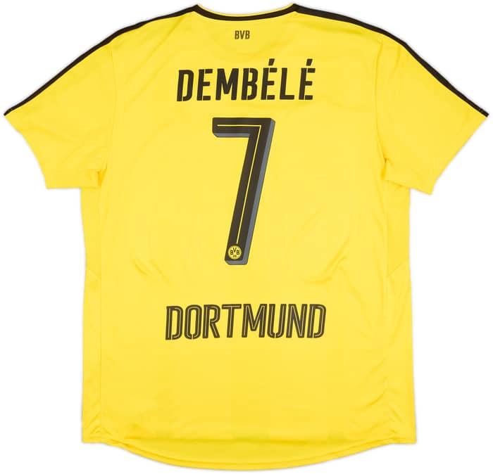 2016-17 Borussia Dortmund Home Shirt Dembele #7 - 9/10 - (XL)