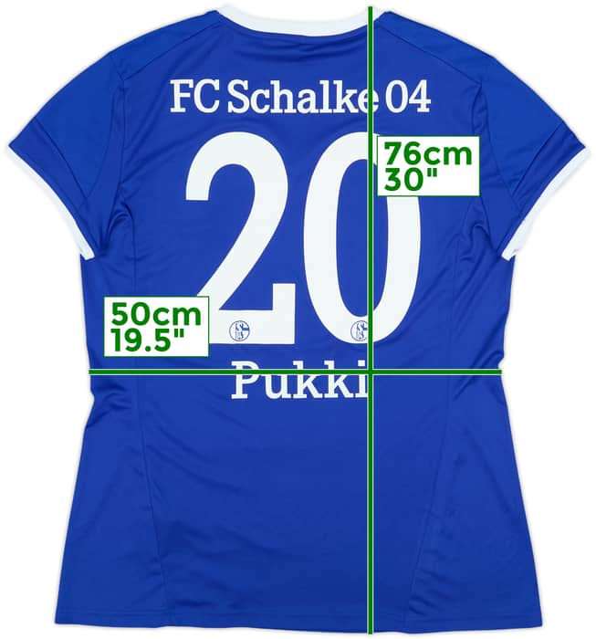 2012-14 Schalke Home Shirt Pukki #20 - 10/10 - (Women's XL)