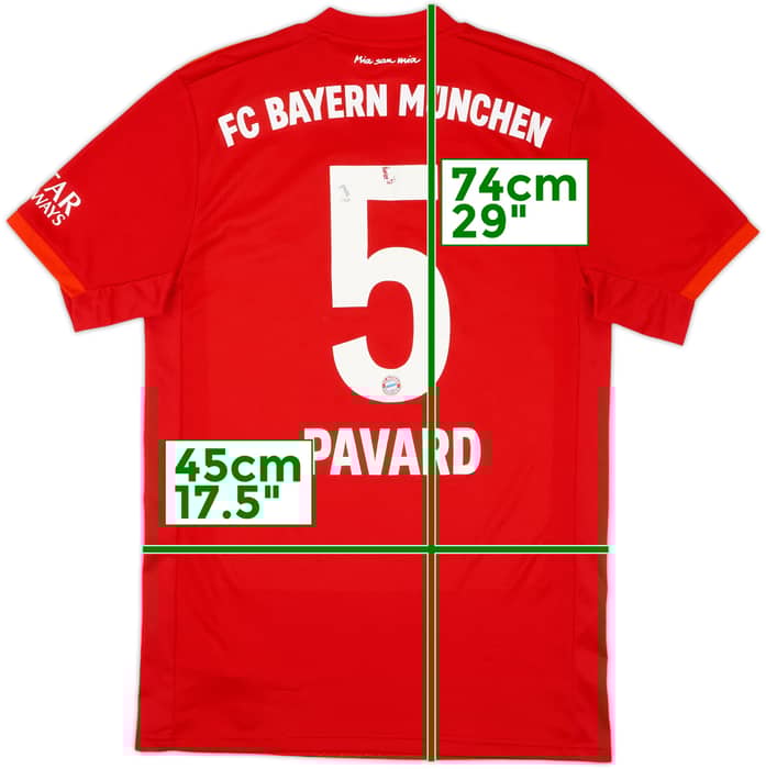 2019-20 Bayern Munich Home Shirt Pavard #5 - 6/10 - (S)
